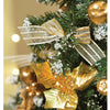 4 Ft. Golden Balls And Gold Cherries Bushy Christmas Tree Readily Decorated With Ornaments And Fillers