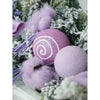 Pastel Purple Swirl Snow Frosted & Ornament Fillers Bushy Garland | 2 Ft.