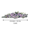 Pastel Purple Swirl Snow Frosted & Ornament Fillers Bushy Garland | 2 Ft.