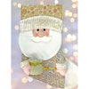 Golden Santa Christmas Stocking | 16 Inches