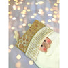 Golden Santa Christmas Stocking | 16 Inches