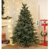 5.9 Ft. Heavy Flocked Dense Pinecone Christmas Tree, With Free 5 Big Size Jute Ornaments, 180 Cm With 950 Branch Tips