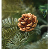 5.9 Ft. Heavy Flocked Dense Pinecone Christmas Tree, With Free 5 Big Size Jute Ornaments, 180 Cm With 950 Branch Tips
