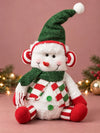 Frosty Green Hat Snowman Christmas Gift & Soft Toy