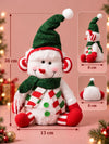 Frosty Green Hat Snowman Christmas Gift & Soft Toy