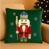 Green Nutcracker Soft Fluffy Xmas Pillow