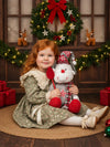 Red & Grey Star Reindeer Christmas Gift & Soft Toy