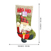 Hoho Lettering Santa Christmas Stocking | 18 Inches