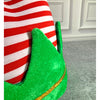 3D Inverted Elf Legs Plush Party Hat