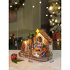 Rotating, Light & Musical Jesus Family Christmas Crib Nativity Set