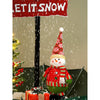 2.5Ft. Let It Snow Snowfall Effect With Light & Music Umbrella Styled Christmas Home Decor