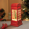 London Booth Flying Deer, Musical Rotating Glitter Water Light, Christmas Lantern