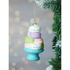 Glitter Macaroons Stacked With Shimmer Christmas Tree Ornament