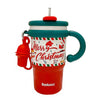 Merry Christmas Stainless Steel Water And Coffee Tumbler | 600Ml With Free Cleaning Brush