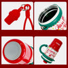 Merry Christmas Stainless Steel Water And Coffee Tumbler | 600Ml With Free Cleaning Brush