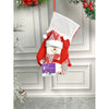 Mini Snowflake Snowman Christmas Stocking | 10 Inches