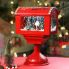 North Pole Mailbox Snowglobe With Light, Muisc & Snowfall