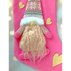 Pink Beard Gnome Christmas Stocking | 16 Inches