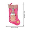 Pink Beard Gnome Christmas Stocking | 16 Inches