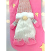 White Beard Pink Gnome Christmas Stocking | 16 Inches