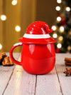 Pointed Hat Happy Santa Ceramic Hot Chocolate and Coffee Christmas Mug