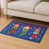 Puppy In Stockings Christmas Theme Big Size Welcome Mat | 28.3Inches X17Inches