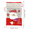 Santa Red & White Knitted Christmas Sack