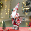 Red & White Snowflakes Santa | 12 Inches