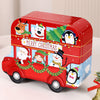 Red Bus Tin Gift Box for Christmas Gift Packaging