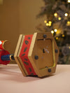 13 Inches Musical Red Wooden Drummer Nutcracker, Christmas Table Décor