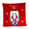 Red Nutcracker Soft Fluffy Xmas Pillow