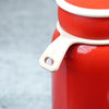 Red Stainless Steel Thermos Bottle With Strainer | 400 ml