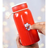 Red Stainless Steel Thermos Bottle With Strainer | 400 ml