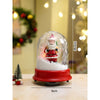 Lucky Sack & Bell Santa | Musical Snow Globe Dome