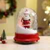 Lucky Sack & Bell Santa | Musical Snow Globe Dome