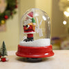 Lucky Sack & Bell Santa | Musical Snow Globe Dome