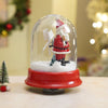 Lucky Sack & Bell Santa | Musical Snow Globe Dome