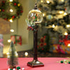 Green Sack Santa Globe Lamp Style | Glitter Water With Lights