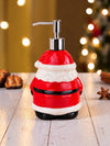 Santa Shaped Ceramic Christmas Liquid Soap Bathroom Dispenser home décor