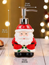 Santa Shaped Ceramic Christmas Liquid Soap Bathroom Dispenser home décor