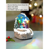 Santa House Figurine Rotating, Musical & Lit Christmas