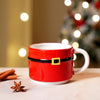 Santa Themed 3Pcs Teapot And Hot Chocolate & Coffee Christmas Mugs Set