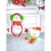 3D Snowman Hairband And Snowman Wrist Band Combo