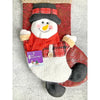 Snow Lettering Snowman Christmas Stocking | 18 Inches
