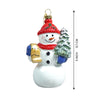 Cute Standing Snowman Christmas Tree Ornament