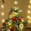 2.5Ft. Star Tree Themed Snowfall With Light & Music Umbrella Styled Christmas Home Decor