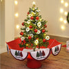 2.5Ft. Star Tree Themed Snowfall With Light & Music Umbrella Styled Christmas Home Decor