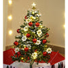 2.5Ft. Star Tree Themed Snowfall With Light & Music Umbrella Styled Christmas Home Decor