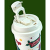 Christmas Tree & Bear Cupcake, Xmas Themed Stainless Steel Coffee/Water Tumbler Bottle | 500Ml With Free Cleaning Brush