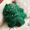 Christmas Tree Shape Soft Fluffy Xmas Pillow